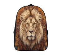 kaiyun Lion Head Niños, Niñas Y Adolescentes, Bolsa De Escuela Ligera Para Portátil, Mandala Pattern Mochila Informal 16 inch