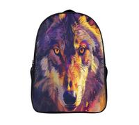 kaiyun Lobo Mochilas Infantiles Animal 3D Impreso Niños De Colegio Viajes Deportes Bolsa De Escuela 16 inch