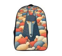 kaiyun Lobo Surrounded by A Herd of Sheep Mochilas Infantiles 3D Impreso Niños De Colegio Viajes Deportes Bolsa De Escuela 16 inch