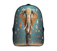 kaiyun Mandala Pattern Mochila Elephant Para Niños De Libro De Jardín De Infantes Ajustables De Libro De Niñas De Escuela Primaria 16 inch
