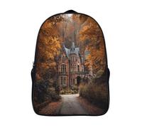 kaiyun Mansion in The Bosque otoñal Mochila Escolar Para Niños Viaje Bolsas Para Portátil Adolescentes Alta Capacidad Bolsa De Escuela 39x29x16cm