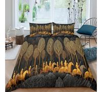 kaiyun Medieval Golden Army Marched in The Dark Forest Funda De Edredón 3D, Microfibra 3 UnidadesFunda Nórdica Impresas con Funda De Almohada,para Niñas Y Niños King（220x240cm）