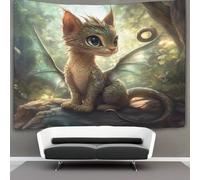 kaiyun Mi Vecino Totoro Tapiz De Pared Bosque Wall Tapestry, Ela Decoración Para Sala Estar Dormitorio La Pared Del 150cmx200cm