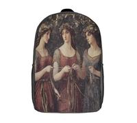 kaiyun Mitología religiosa griega antigua-Diosa del destino Bolsas Niños Con Diseño Transpirable Y Cremallera Mochila Escolar Estudiantes Adolescentes Chicos Chicas 17inch