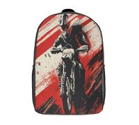 kaiyun Motocicleta Rider Mochilas Infantiles Cochereras 3D Impreso Niños De Colegio Viajes Deportes Bolsa De Escuela 17inch