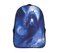 kaiyun Mystical Dragon Mochila Escolar Para Infantil Full Moon Light Niño Niña,Alta Capacidad Mochilas Viaje De Bolsas Para 16 inch
