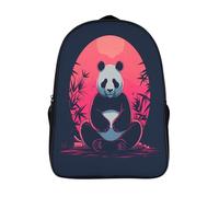 kaiyun Panda gigante Mochila Infantil Fauna silvestre Bolsa De Escolar Niña Niño Bolsas Mochilas Para Colegio Viaje Cámping 16 inch