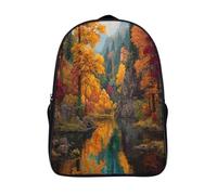 kaiyun Paraíso otoñal Niña,Chicos Mochila Escolar Para Viaje Bolsa De Escuela 39x29x16cm