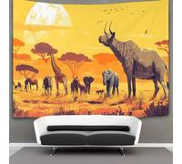 kaiyun Parque safari Various Animales Tapices Para,sala De Estar,apartamento,dormitorio,decoración Artística De Pared 70cmx100cm