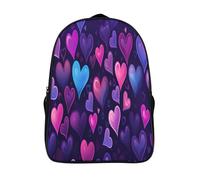 kaiyun Patrón de corazón Mochila Escolar Con Boho Mochila Niños Mochila Viajes Deportivos Mochilas De Regreso A La Escuela Adolescentes Niños Niños Y Niñas Regalos 16inch