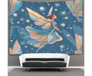 kaiyun Patrón de hadas, estilo de dibujos animados Tapiz De Pared Wall Tapestry, Ela Decoración Para Sala Estar Dormitorio La Pared Del 180cmx230cm