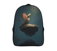 kaiyun Pequeño dragón en la isla flotante Mochila Infantil Colegio Y La Guardería Con Bolsa De Escuela Ideal Niños Y Niñas 16 inch