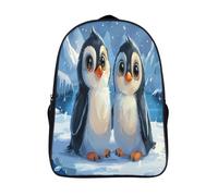 kaiyun Pingüinos Mochilas Infantiles Kawaii 3D Impreso Niños De Colegio Viajes Deportes Bolsa De Escuela 16 inch