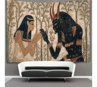 kaiyun Pintura del antiguo Egipto que representa a una mujer Tapiz Para Colgar En La Pared, Tapices Arte De Pared Estético Decoración Del Hogar Para Sala De Estar Dormitorio 70cmx100cm