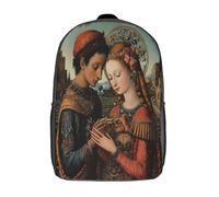 kaiyun Pintura del siglo XV-Arte colonial español Mochilas Escolar Impresos En 3D Estudiantes De Primaria Y Secundaria Bolsas 17inch