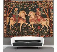 kaiyun Pintura eslovena Caballeros medievales Tapiz Para Colgar En La Pared,tapices Para Dormitorio,sala De Estar,apartamento,dormitorio,decoración Artística De Pared 100cmx150cm