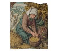 kaiyun Pinturas de la Edad Media y el Renacimiento Blanket - Manta Versátil para Sofás, Colcha Patchwork De Cama De Viaje Suave Y Cómoda,40x50inch(100x130cm)