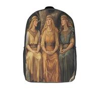 kaiyun Retrato de la diosa del destino Mochila Bolsas Escolar De Impresos En 3D De Para Niños Niñas Estudiantes De Primaria Y Secundaria 17inch