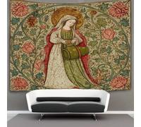 kaiyun Retrato de Santa Isabel (de Hungría) Decoraciones Tapiz Impresión 3D Manta De Pared Póster Ideal Como Decoración De Habitación, Salón Y Dormitorio 150cmx200cm