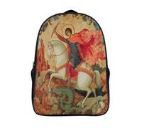 kaiyun Riding A Blanco Caballo to Kill The Azure Dragón Mochila Infantil Bolsa De Escolar Niña Niño Bolsas Mochilas Para Colegio Viaje Cámping 39x29x16cm
