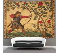 kaiyun Robin Hood Tapiz Arcoer Decoración Del Hogar Impresión HD Para Sala De Estar,dormitorio 180cmx230cm