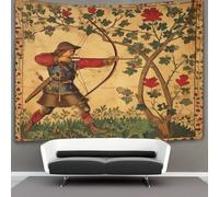 kaiyun Robin Hood Tapiz Para Colgar En La Pared,Arcoer Tapices Arte De Pared Estético Decoración Del Hogar Para Sala De Estar Dormitorio 130cmx150cm