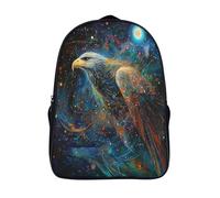 kaiyun Sagrado Líneas Mochilas Escolar,3D Águila of Energy Impreso,Bolsas De Niños Estudiantes De Primaria Y Secundaria 16 inch