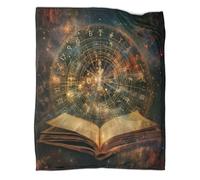 kaiyun Signo del Zodíaco Manta,Fondo de civilización Ropa Cama Suave Y Liviana para Todas Las Estaciones Picnics,Viajes,decoración del Hogar 80x90inch(200x230cm)