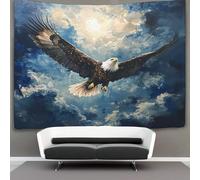 kaiyun Soaring in The Cielo Algodon Sheets Curtains Tapices,Águila Decoración De Pared Tapiz,para Dormitorio, Salón, Casa 180cmx230cm