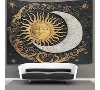 kaiyun sol y luna Decoraciones Tapiz Diseño celestial Impresión 3D Mhormigaa De Parojo Póster Ideal Como Decoración De Habitación, Salón Y Dormitorio 150cmx200cm