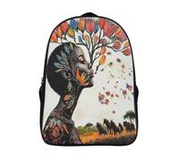 kaiyun South African Black Beauty Mochila Niña Chicos Protea Tree of Life Bolsa De Escuela Adolescentes Colegio Infantil 16 inch