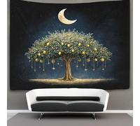 kaiyun Tapisserie Murales,Limonero lunar, De Décoration,Plaque De Pique-Nique Décoration Murale Plafond Art Mural 70cmx100cm