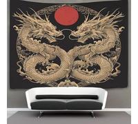 kaiyun Tapiz De Pared,Criaturas mágicas, dragones Tapestry Decoración De Pared Para Dormitorio Sala De Estar 180cmx230cm
