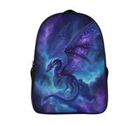 kaiyun The Cosmic Dragón Soars in The Starry Galaxy Mochilas Infantiles 3D Impreso Niños De Colegio Viajes Deportes Bolsa De Escuela 39x29x16cm