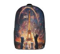 kaiyun Torre Mochila Gatitos at The Fireworks Show Para Niños De Libro De Jardín De Infantes Ajustables De Libro De Niñas De Escuela Primaria 17inch