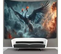 kaiyun Two-headed Strange Bird Tapiz De Pared Abstracto Tapices Estéticos Decoración De Habitación Para,sala De Estar,universidad Decoración Del Hogar 150cmx200cm