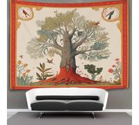 kaiyun Un árbol milenario; patrón vegetal Tapiz, Colgar En La Pared,tapices Estéticos,decoración De Habitación Para Dormitorio,sala De Estar,universidad,100cmx150cm