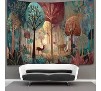 kaiyun Un bosque mágico de verano Tapiz De Pared Wall Tapestry, Ela Decoración Para Sala Estar Dormitorio La Pared Del 150cmx200cm