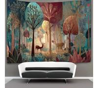 kaiyun Un bosque mágico de verano Tapiz Tapices De Pared,Colcha De Pícnic, Decorativo Toalla De Playa 100cmx150cm