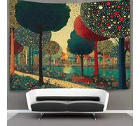 kaiyun Un paisaje forestal colorido compuesto por diminutos lunares Tapiz Para Colgar En La Pared, Tapices Decoración Para Sala De Estar Dormitorio 70cmx100cm
