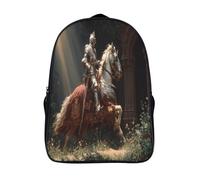 kaiyun Valientes caballeros en Europa en el siglo XV Mochilas Escolar,3D Impreso,Bolsas De Niños Estudiantes De Primaria Y Secundaria 16 inch