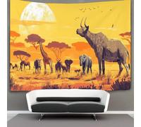 kaiyun Various Animales Tapiz Para Colgar En La Pared Parque safari Tapices Estéticos,decoración De Dormitorio, Sala De Estar,dormitorio 100cmx150cm