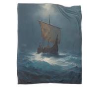 kaiyun Velero navegando hacia la tormenta Ropa Cama Suave con Estampado 3D Manta Adecuada para Sala De Estar,Dormitorio,sofá,cálido Y Cómodo 80x90inch(200x230cm)