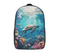 kaiyun Vida MarinaBolsas Niños Con Diseño Transpirable Y Cremallera UnderMar Wonders Mochila Escolar EstudiHormigaes Adolescentes Chicos Chicas 17inch