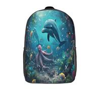 kaiyun Vida MarinaMochila UnderMar Wonders Bolsas Escolar De Impresos En 3D De Para Niños Niñas EstudiHormigaes De Primaria Y Secundaria 17inch