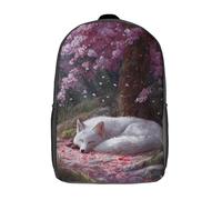 kaiyun White FBuey Under The Cherry Tree Mochila Infantil Colegio Y La Guardería Con Bolsa De Escuela Ideal Niños Y Niñas 17inch