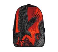 kaiyun Yatagarasu del infierno Mochilas Infantiles Dark Gótico 3D Impreso Niños De Colegio Viajes Deportes Bolsa De Escuela 16 inch