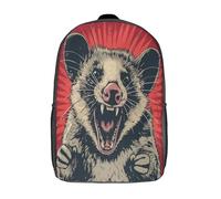 kaiyun Zarigüeya Gritos Mochila Niña Chicos Animales Escolares Adolescentes Bolsa De Escuela InfHormigail 17inch