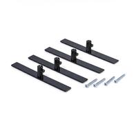 Kaiyzo 4 Unidades Soporte Compatible con KitchenAid Accesorios, Organizador Batidora Amasadora Bajo Armario, Ganchos Almacenamiento para Varillas Batidor Plano, Utensilios Cocina