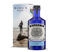 KAIZA 5 BLUE GIN - 0,7 l - 43% | Ginebra de Sudáfrica/Ciudad del Cabo | Floral, afrutada, fresca | Saúco, arándano y pitahaya | SURFER